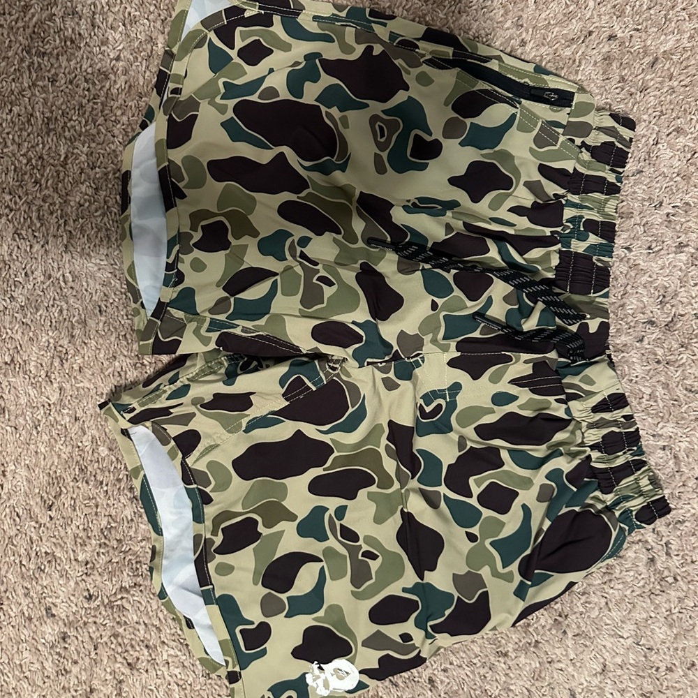 Zero Foxtrot Shorts - Camo & Olive